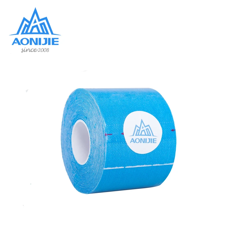 Эластичная Кинезиология AONIJIE Женская лента 5 м * см рулон Спортивная