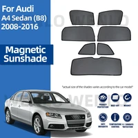 for audi a4 sedan b8 2008 2016 front windshield car sunshade side window blind sun shade magnetic visor mesh curtain accessories