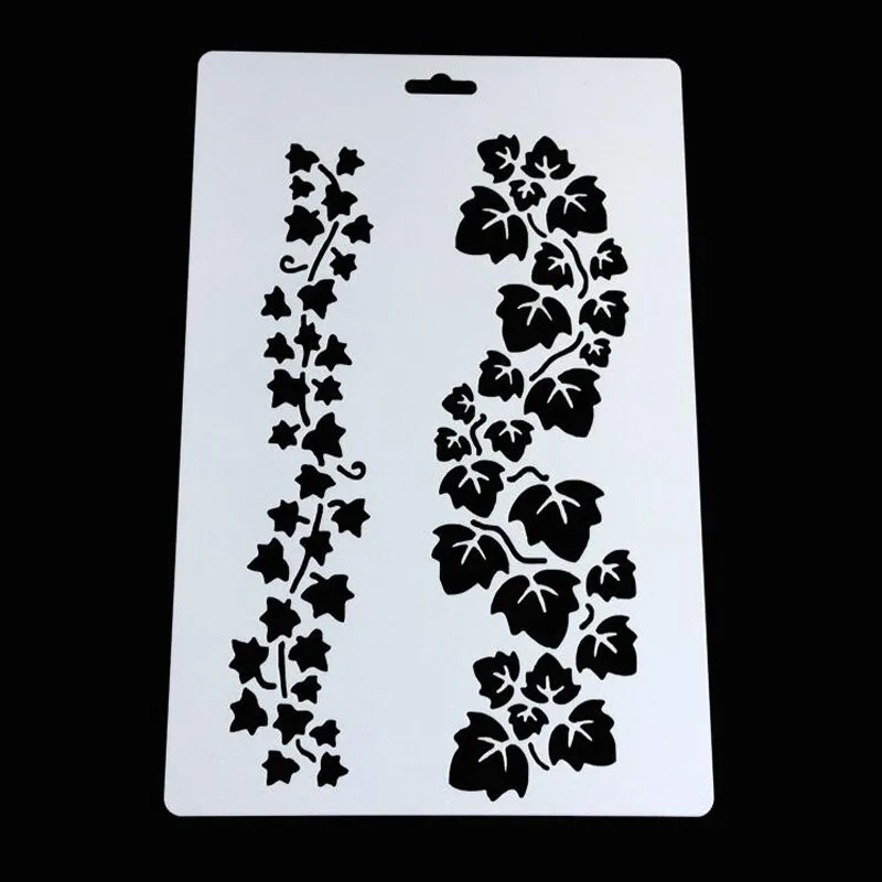 Трафарет для рисования 4 шт. шаблон сделай сам Скрапбукинг дневник раскрашивания