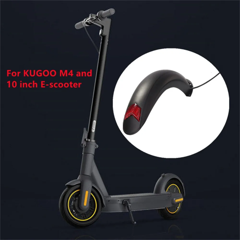 Rear Brake Fender Assembly For KUGOO M4 Or 10 Inch Scooter With Light Universal Widened Mudguard Electric Parts | Спорт и