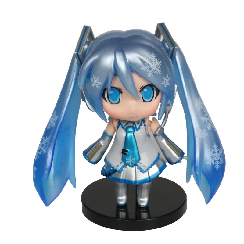 Фигурка героя Hatsune Miku Q фигурка с подвижными суставами 3 упаковки Vocaloid 10 см