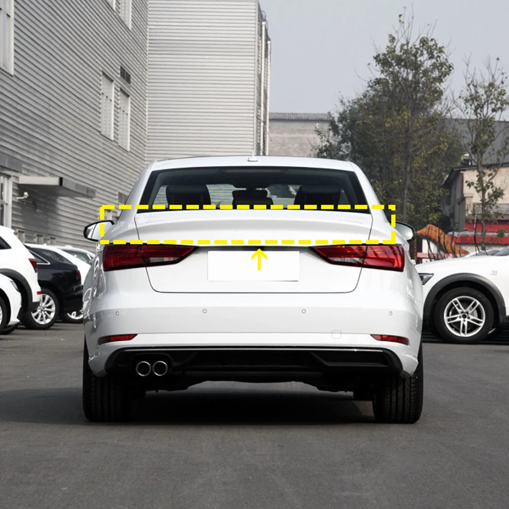 

For Audi A3 S3 RS3 4 Door Sedan Spoiler A3 S3 Carbon Fiber Rear Spoiler Trunk Wing 2014-2019