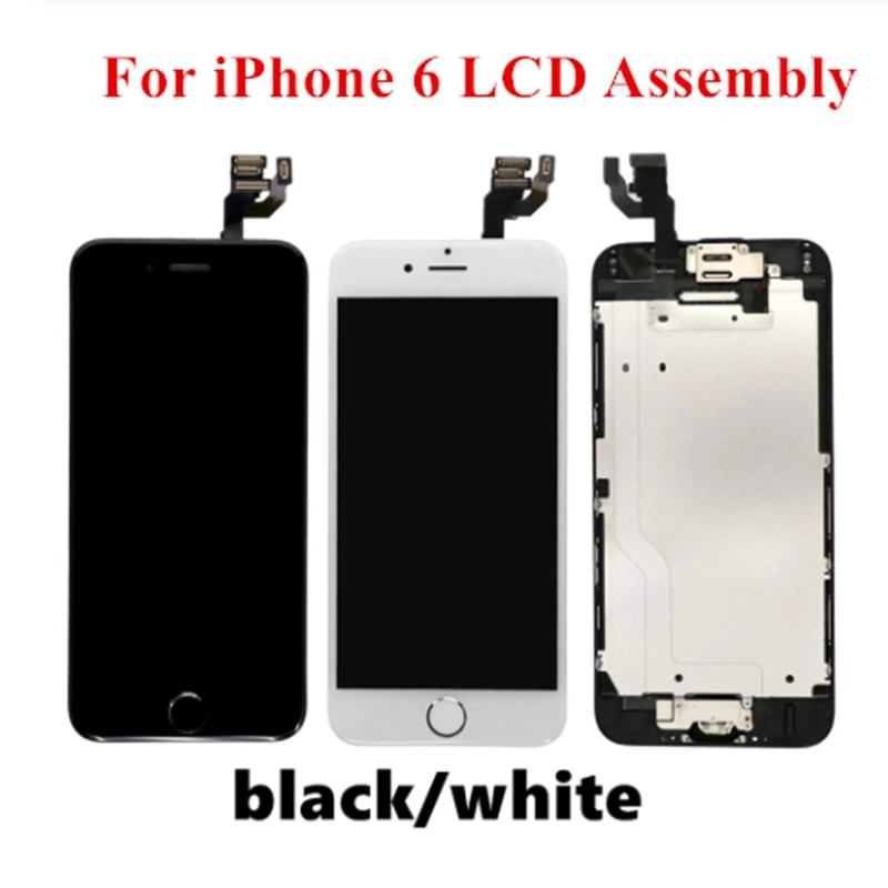 Полноразмерный ЖК дисплей Aokin для iphone 6 100% дюйма с 3D прикосновением сменный экран