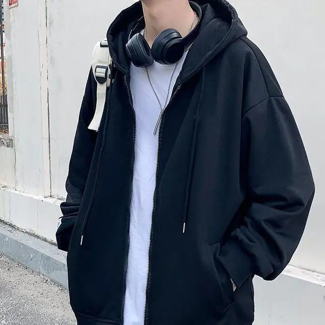 

Spring Men's Jackets Hooded Coats Casual Zipper Sweatshirts Male Tracksuit Fashion Jacket Mens Clothing Outerwear Casual Hoodies