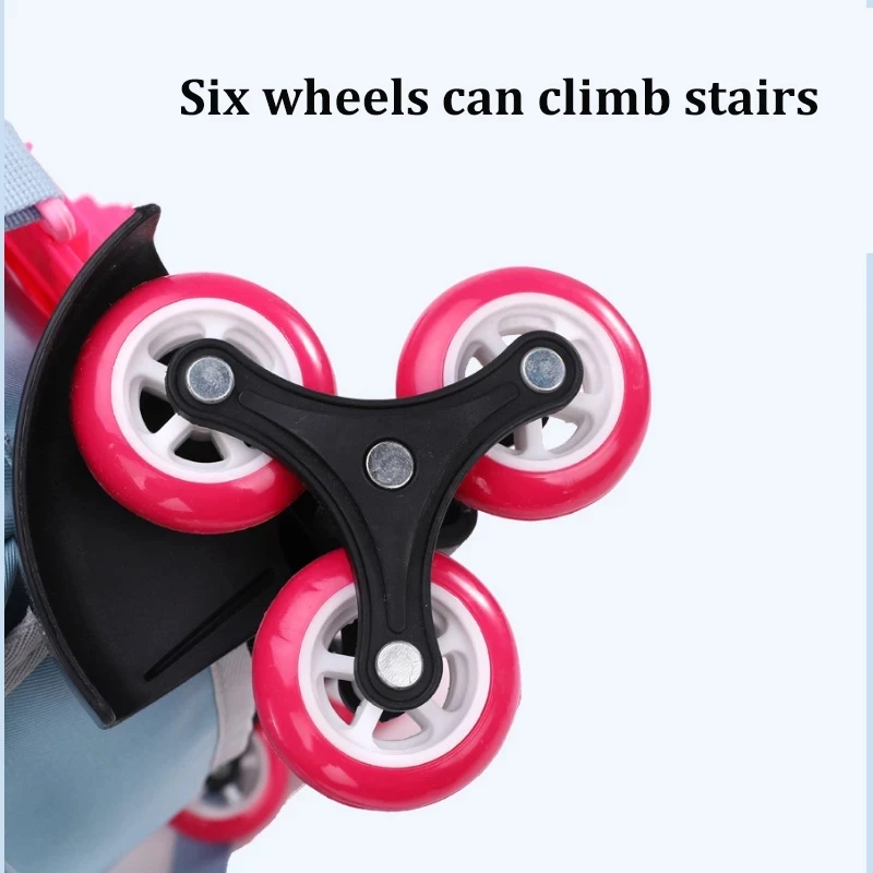 New Multifunctional Use Kids Student Schoolbag Rolling Bagpack Girls Trolley Bags School Backpack Wheeled Bag Trolley Backpack