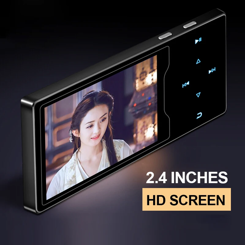 Портативный Bluetooth MP4 тонкий сенсорный экран MP5 Металл полный Формат Lossless
