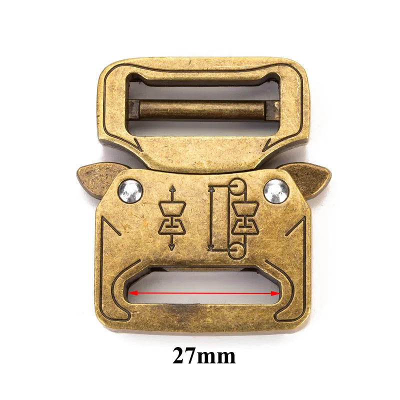 AP353-gold Meetee металлические быстросъемные боковые пряжки для лямки тактический ремень безопасности сильные Крючки Зажимы DIY аксессуары для багажа на открытом воздухе - Цвет: AP353-gold