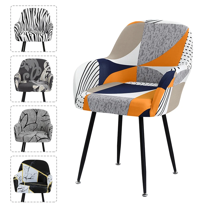 

High Arm Chair Cover Dining Room Armchair Cover Multi-style Armchair Cover FurnitureBeautiful Home Bedroom Christmas Decoration