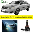 Автомобильные светодиодные фары, лампа Canbus, лампа для Toyota Corolla 2001 2002 2003 2004 2005 2006 2007 ближний дальний свет аксессуары для автомобильных фарсветодиодная лампа лампы лампочки