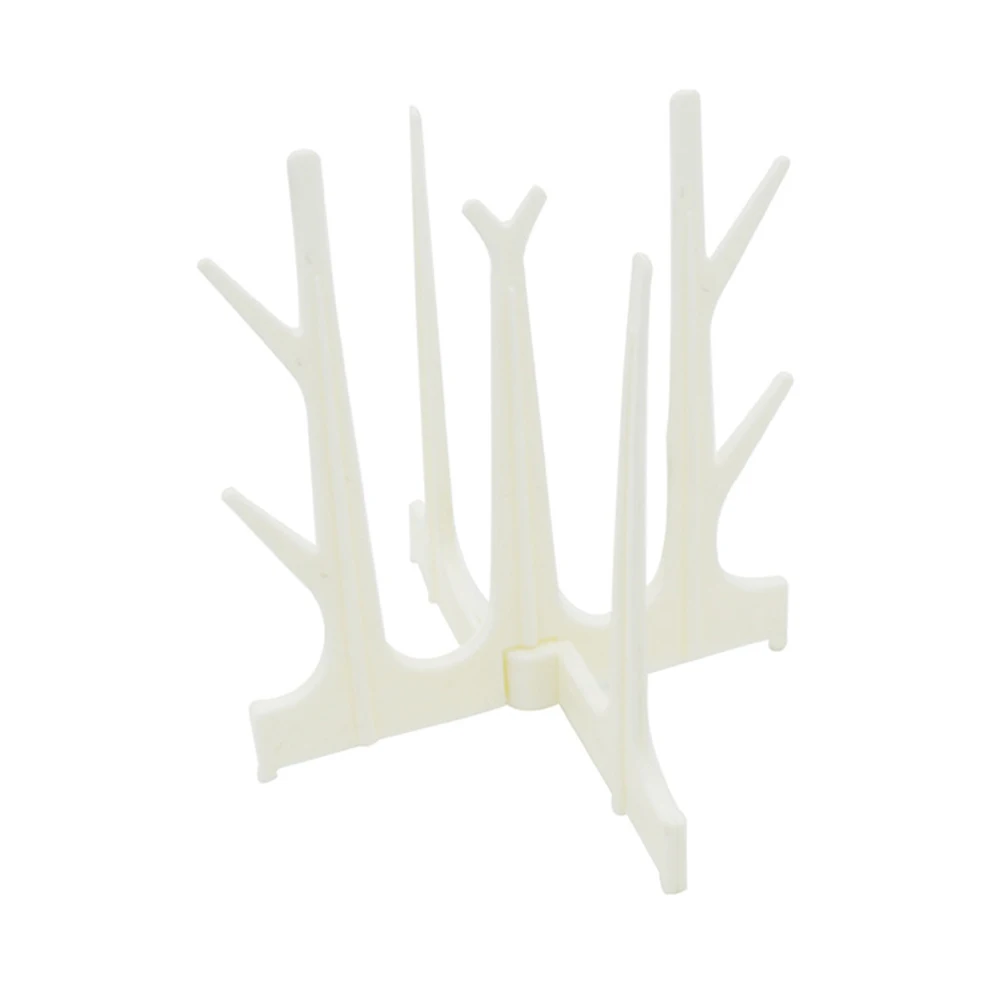 Новая вертикальная Складная подставка для чашки пластиковая дерева держатель кружки сушилка бутылки детей