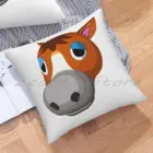 Наволочка для подушки Elmer с надписью, хлопок, лен, плюшевый помпон, животное Elmer, новые горизонты, Новый Дикий мир с листьями