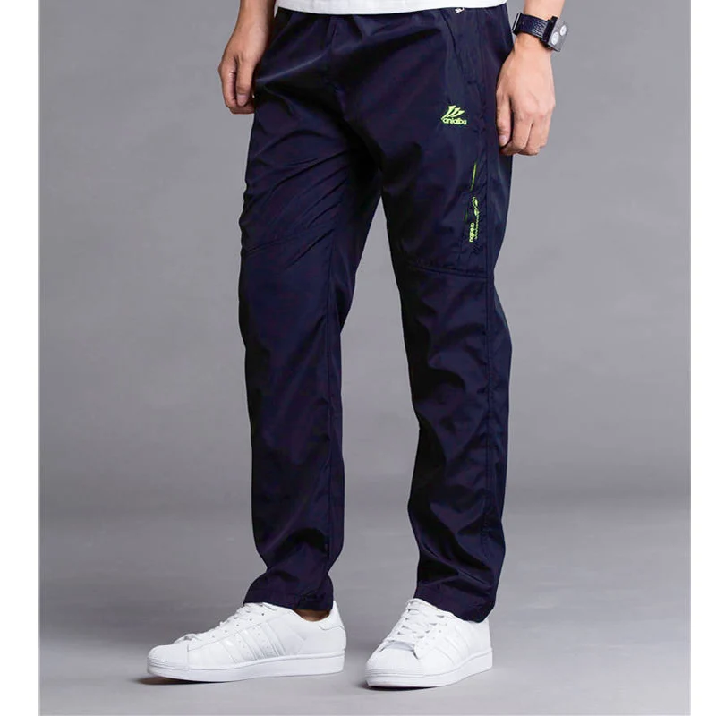 Брюки LOMAIYI мужские с широкими штанинами повседневные дышащие быстросохнущие