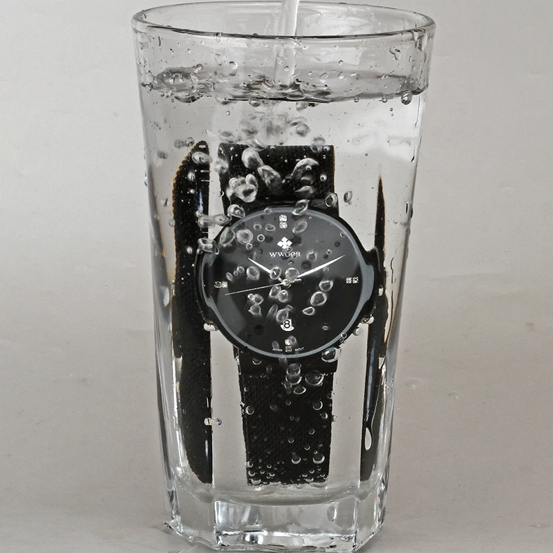 

Men Watches WWOOR Brand Simple Analog Quartz Wristwatch Men Luxury Japan Movt Date Waterproof Black Steel Mesh Strap Wrist Watch