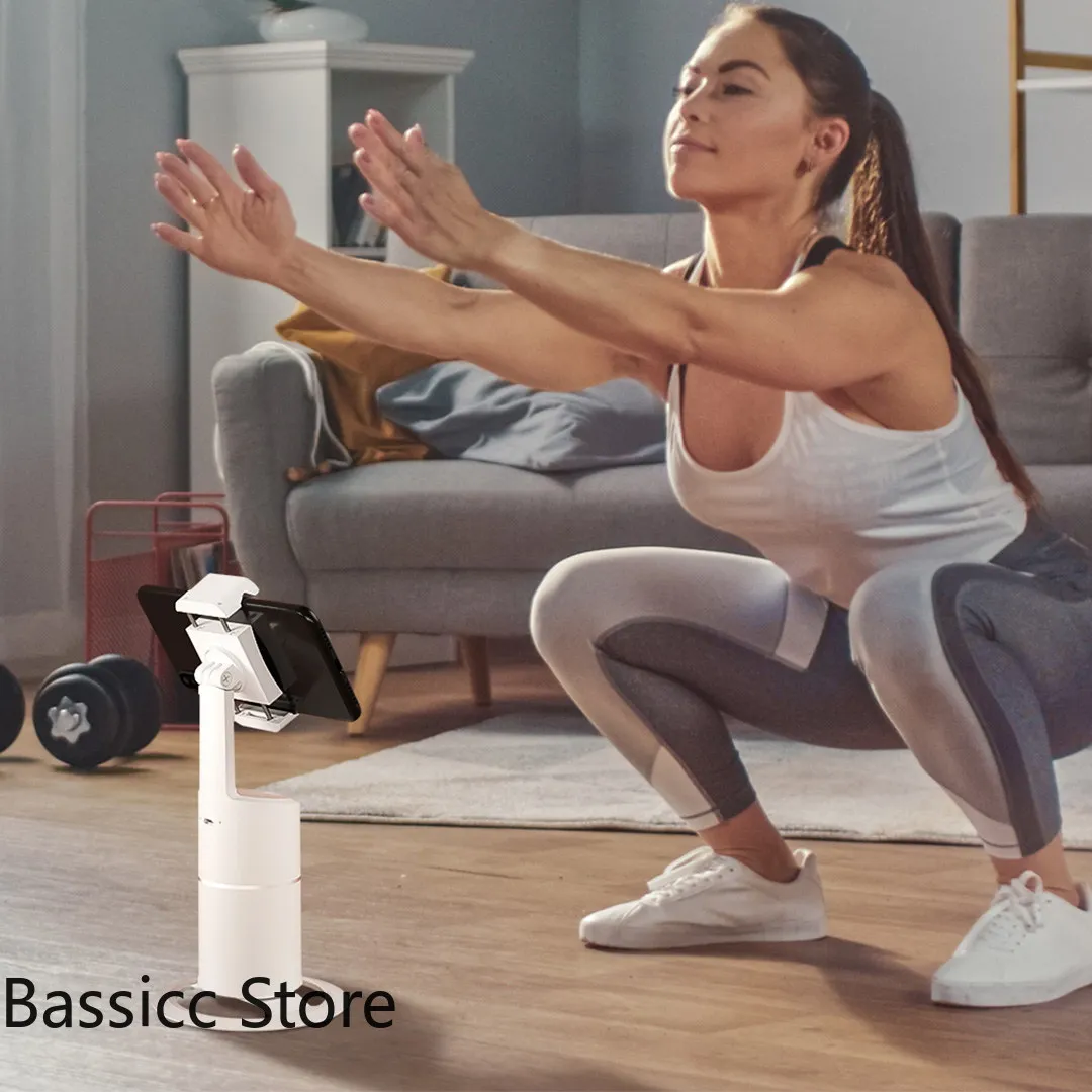 

New Xiaovv Smart Live PTZ Bracket AI Follow Version Smart Face Follower Type-C Charge 360 degree Rotation Mobile Phone Holder