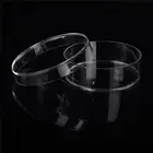 Струйное 10 шт. практические стерильные чашки Петри с крышками для лабораторная пластина бактериальных дрожжи химических инструмент Поставки лаборатории