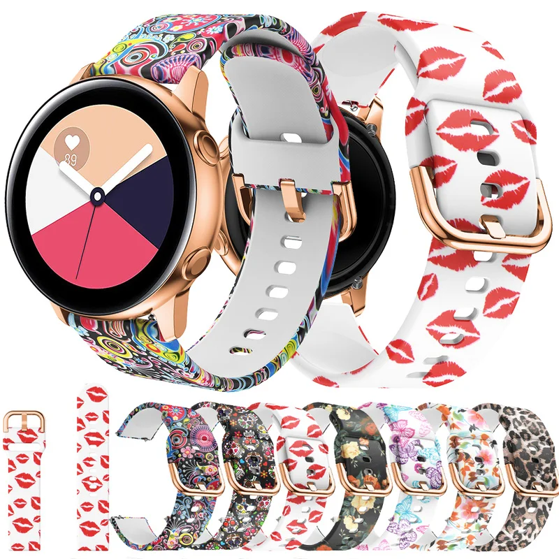 Ремешок для Samsung Galaxy Watch Gear S3 S2 Sport Frontier Classic Active Band 20 мм|Смарт-аксессуары| |