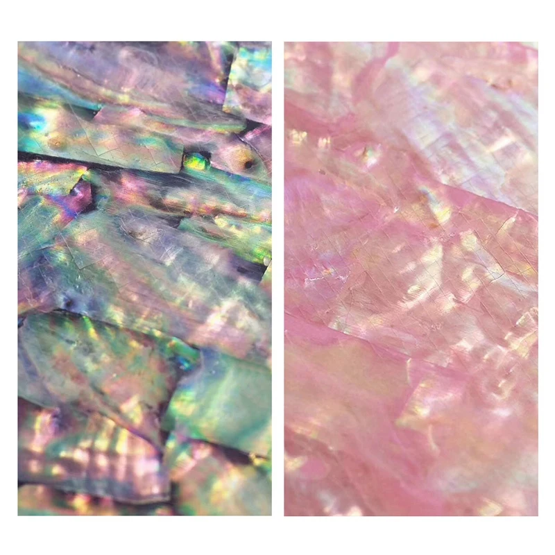 2 шт. лист стикер для дизайна ногтей Клей сломанный градиент Русалочка оболочка