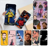 huagetop post malone diy phone case cover shell for huawei honor 30 20 10 9 8 8x 8c v30 lite view pro