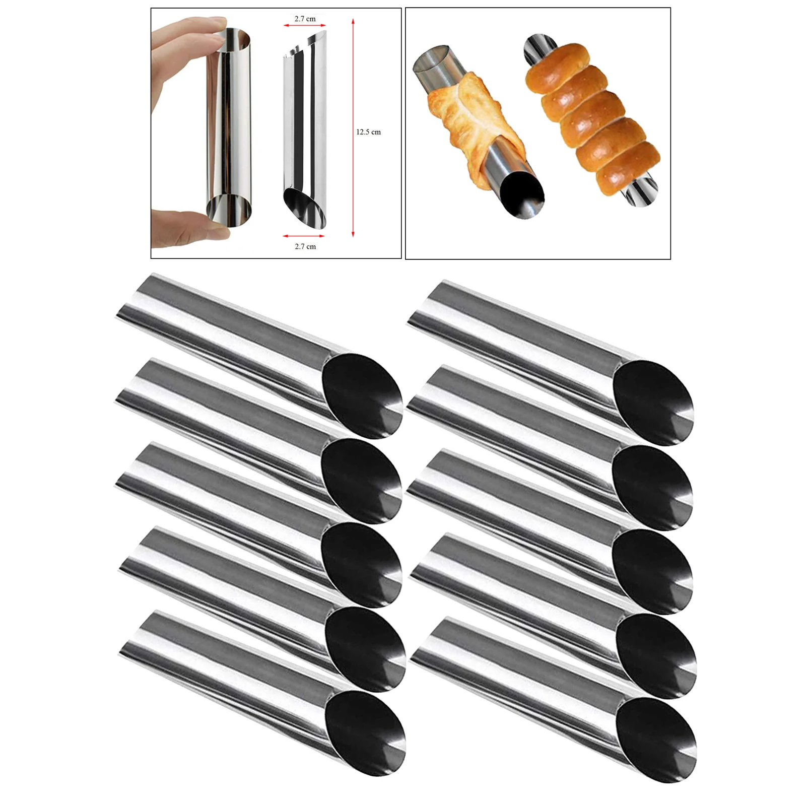 1 комплект канноли формы трубы для жареного мороженого пресс форм датский