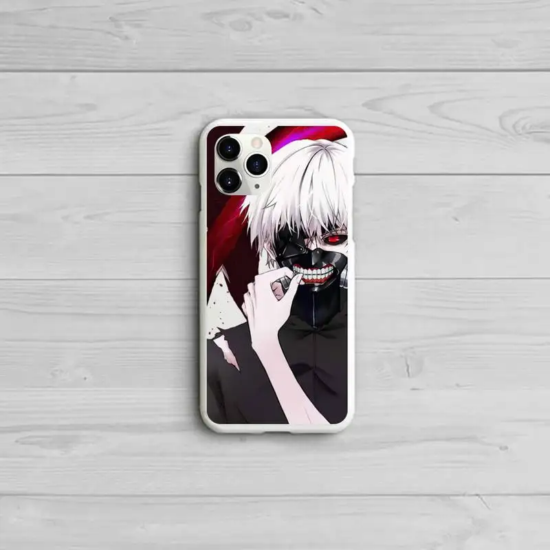 

Tokyo Ghoul Trendy Anime Kaneki Ken Phone Case Candy Color for iPhone 11 12 pro XS MAX 8 7 6 6S Plus X 5S SE 2020 XR