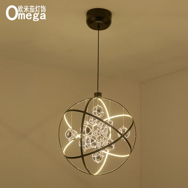 Современная Минималистичная креативная люстра в скандинавском стиле