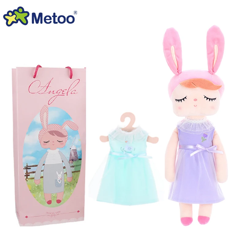 Новые оригинальные плюшевые игрушки Metoo наряд куклы Анжелы в коробке нарядная