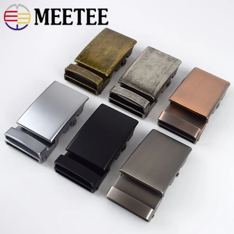 Meetee 1 шт. 36 мм Модные мужские металлические пряжки для ремня автоматическая