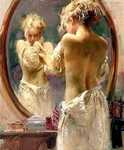 Eeypy Metal Tin Sign Pino Daeni Contemplation Wall Decor Tin Sign for Office Home Classroom Bathroom Decor Gifts - Best