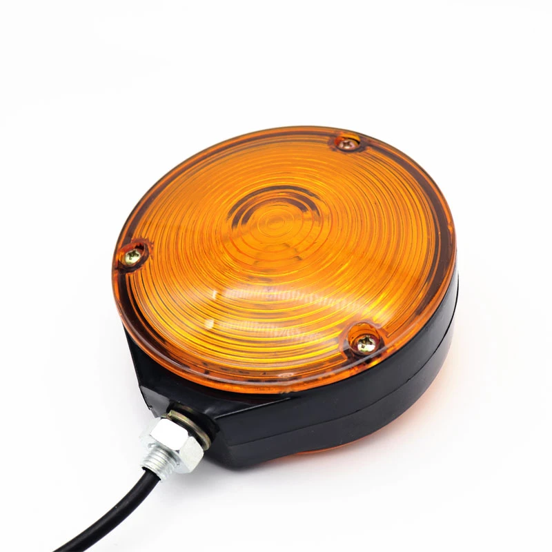 Автомобильный прицеп грузовик леденец серьги Янтарное/оранжевое зеркало