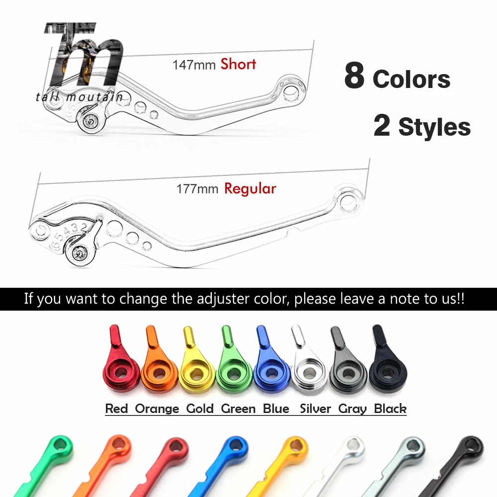 Короткие/длинные рычаги тормозной муфты для мотоцикла с ЧПУ YAMAHA FZ6 FZ1 N/S FAZER FZ8 XJ6 XJ6F