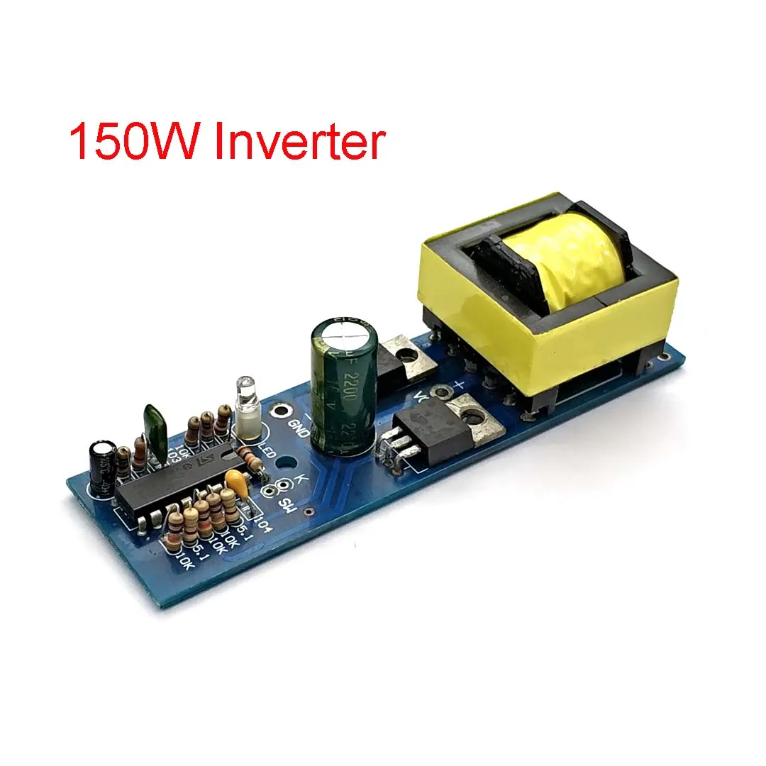 

Модуль повышения инвертора DC-AC Вт, 12 В постоянного тока в 150 В переменного тока, 110 В, плата повышающего модуля, трансформатор, Преобразовател...
