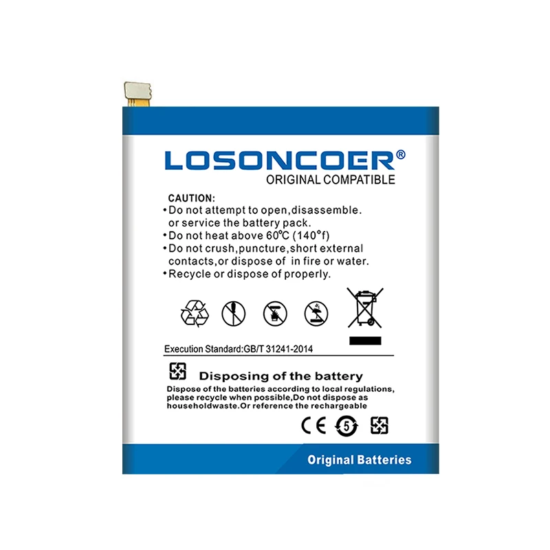 Новый список LOSONCOER 3850mAh TLp027A1 TLP027AC TLp027AJ Аккумулятор для Alcatel TCL 750 X1 PLUS A5 LED 5085D 5085Y +