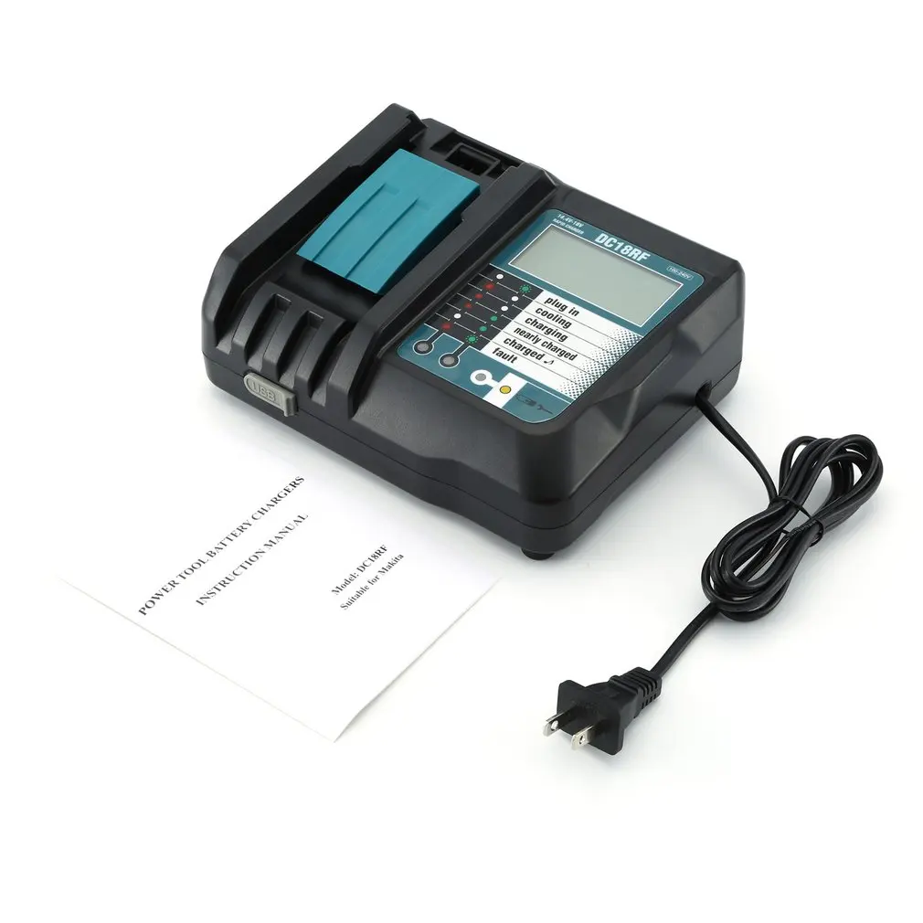 Зарядное устройство для MAKITA 14 4 В 18 в Сменное литий ионное зарядное заменяет DC18RC