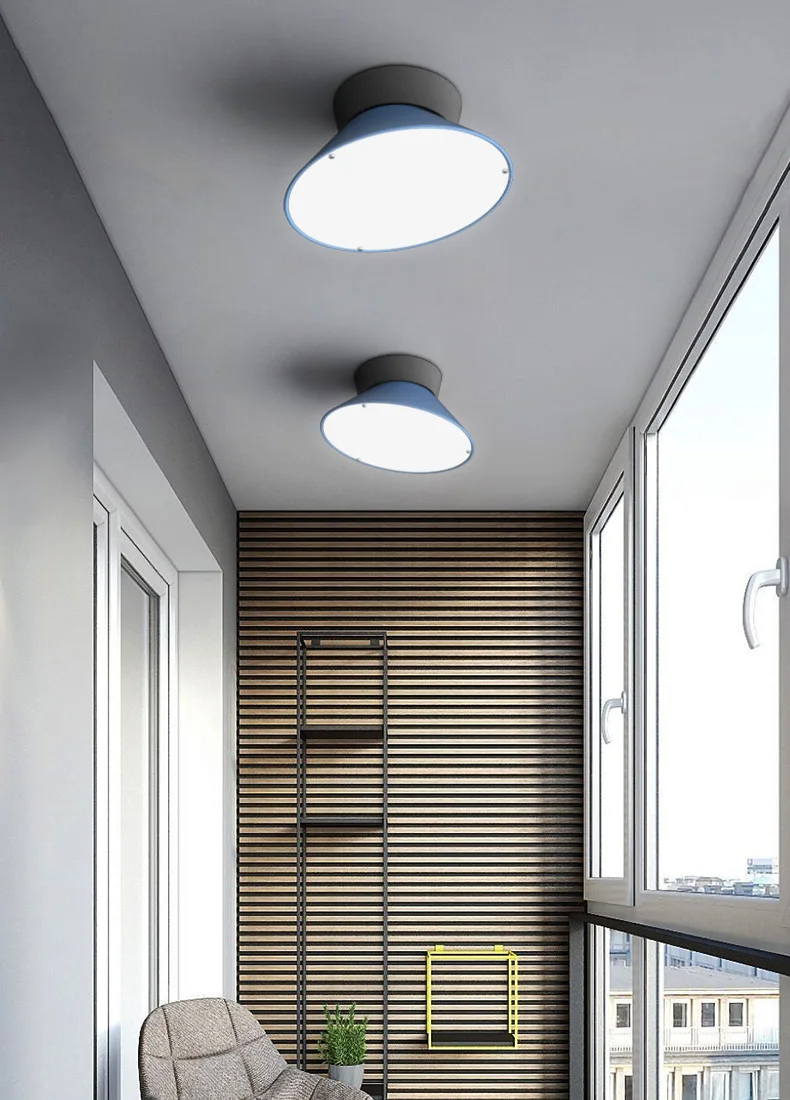 Lustra lampa скандинавский Железный красочный потолочный светильник s простой и