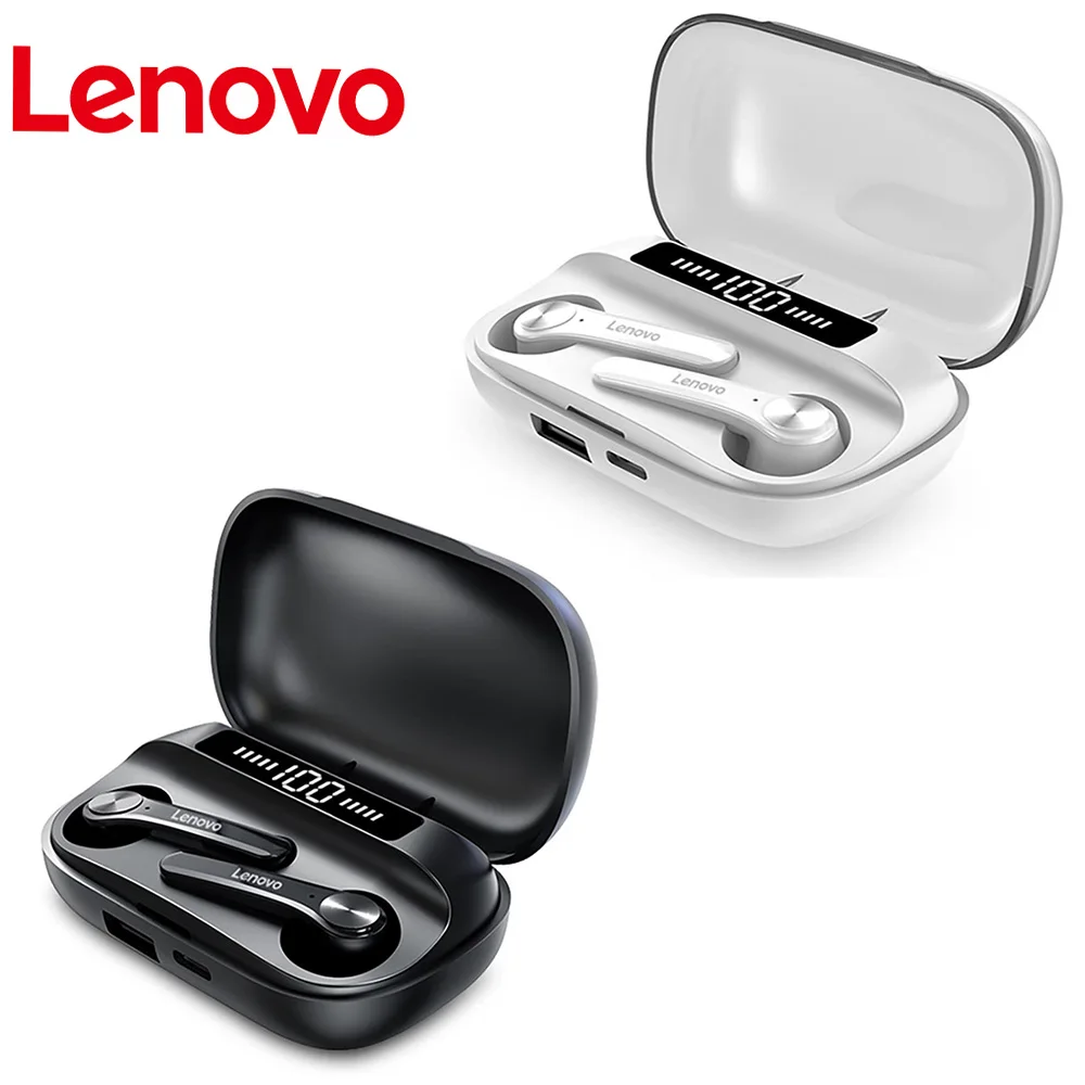 Беспроводные наушники Lenovo QT81 Bluetooth 5 1 управление ии игровая гарнитура стерео бас