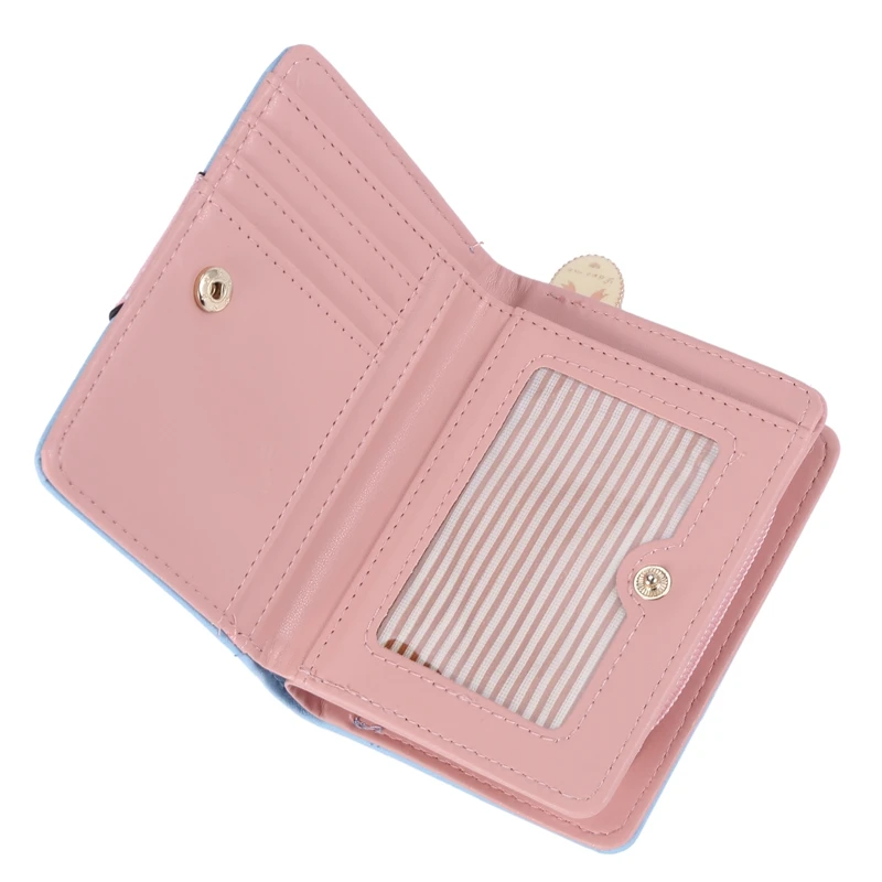 

Fashion Women Cute Cat Wallet Small Zipper Girl Designed Pu Leather Coin Purse Female Card Holder Wallet