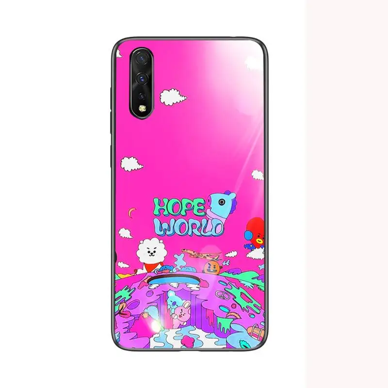 

Lovely cartoon BT21 Phone Case for Samsung S6 S7 edge s8 s9 s10 S20 plus lite S10E note 10 20 pro ultra Cover