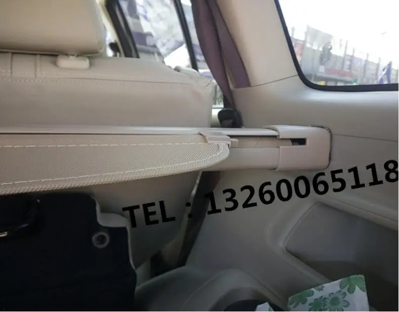 Задний багажник автомобиля защитный лист для багажника Крышка для Mitsubishi Pajero Sport 2012.2013.(черный, бежевый