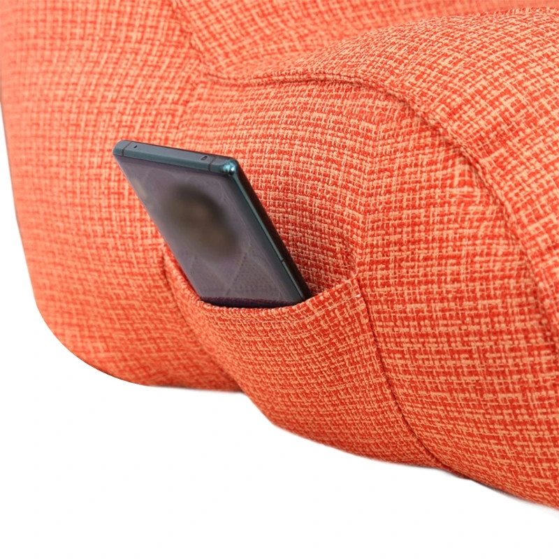 

Free Neck Husband Pillow Premium Soft Reading & Bed Rest Pillow with Armrests