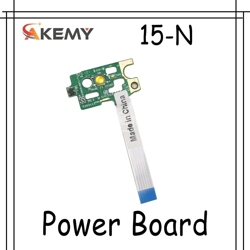 

Akemy для HP pavilion 15-N 14-N 15-F высокопроизводительная Кнопка питания плата с кабелем DA0U83PB6E0 732076-001 732076-001 776780-001
