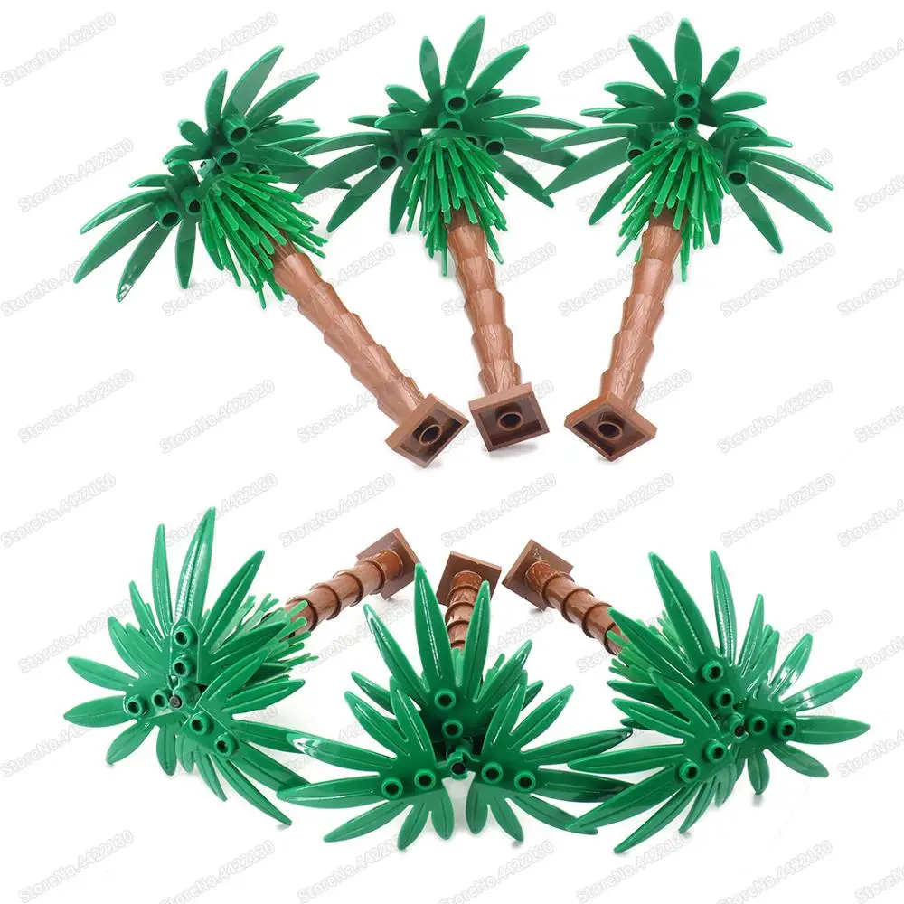 Озеленение дерева Строительный блок завод сборка город МОС фигурки уличный вид