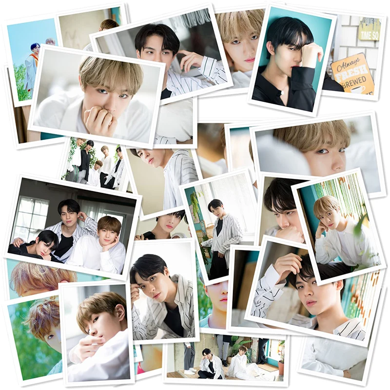 Kpop CIX первый альбом фотография Поляроида Lomo карты Fans CIX вентиляторы подарки металлический ящик 40 шт./кор. Прямая