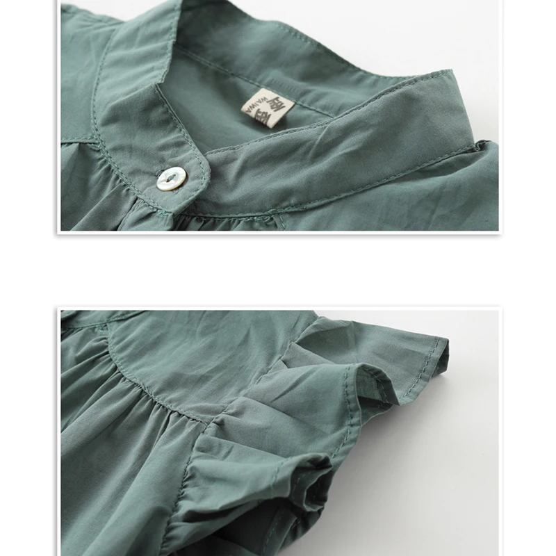 Комплект летней детской одежды для девочек Футболка с рукавами рюшами + шорты