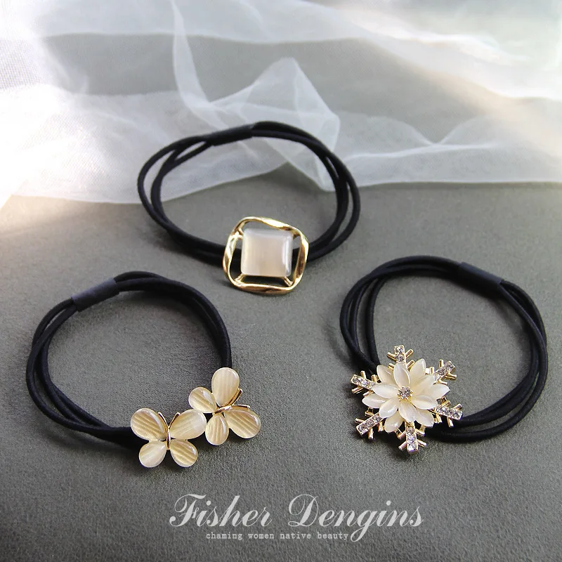 Женские Металлические Элегантные резинки для волос | Аксессуары одежды