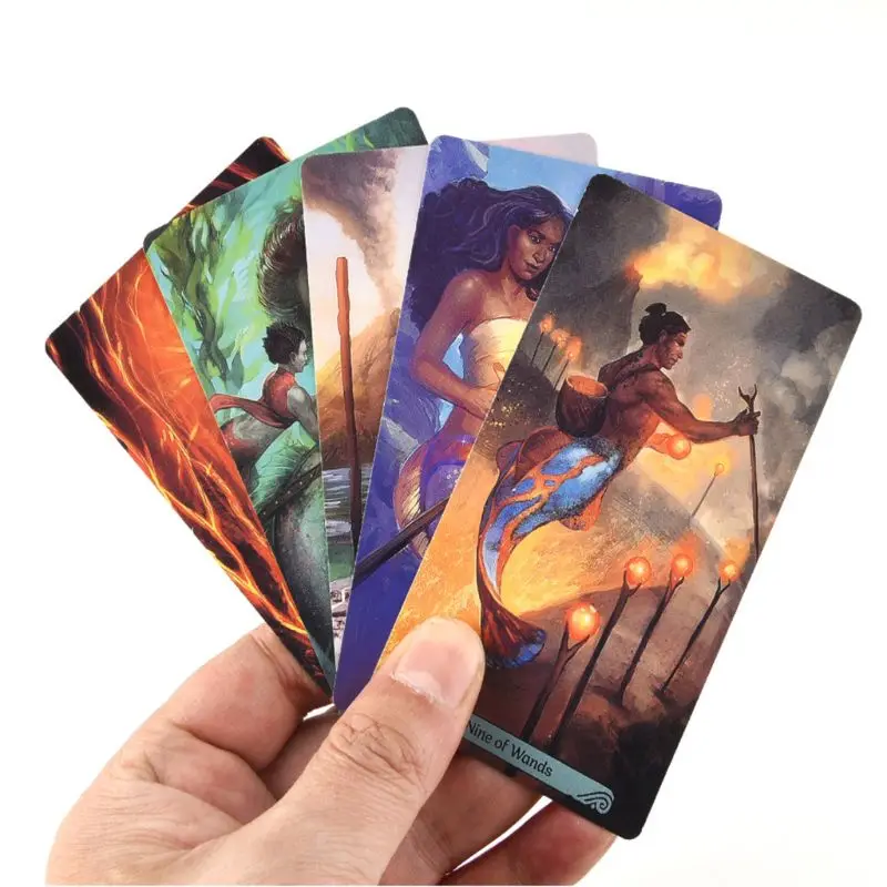 

New 78pcs Tarot Cards Full English Oracle Deck Divination Family Party Board Game