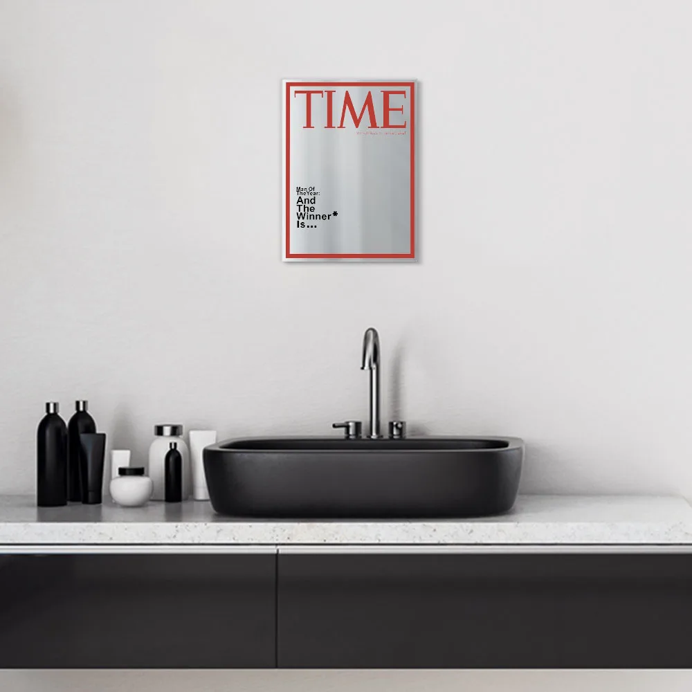 Время обложки журналов зеркало Человек года навесное спальня пещера на стену для