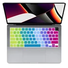 Для 2021 MacBook Pro 14 16 дюймов чехол для клавиатуры A2442 A2485 Защита клавиатуры для ноутбука силиконовый цвет Pro14.2 M1 16 M1 Max Новый