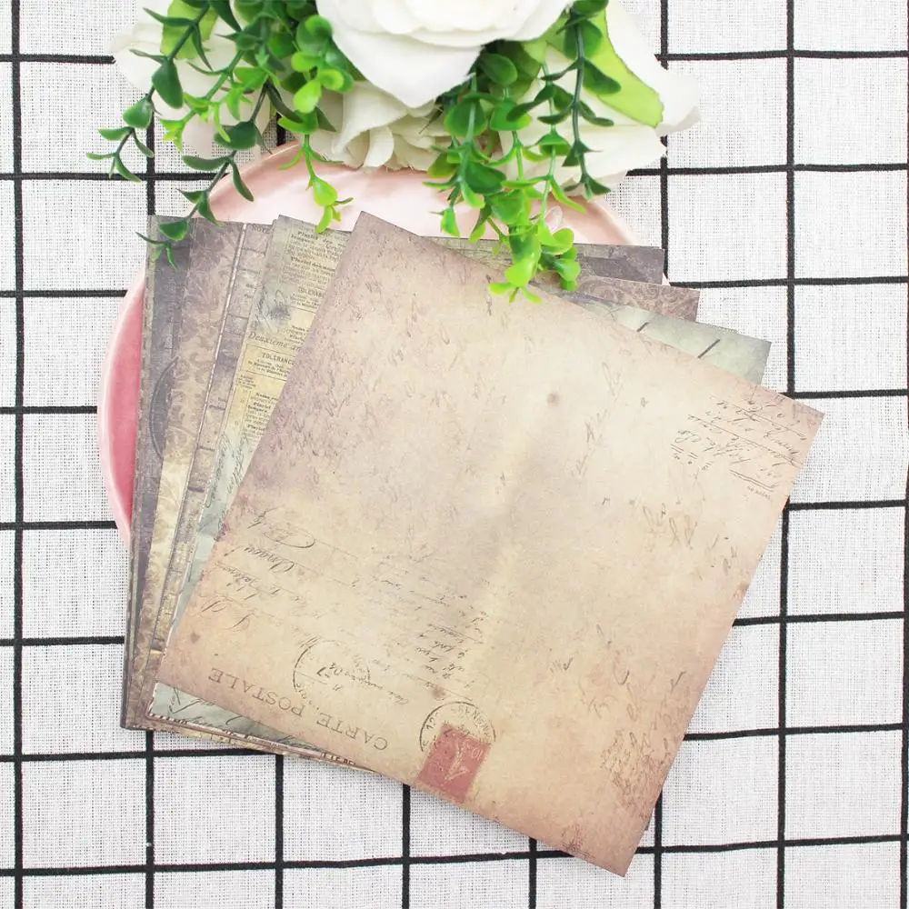 24 шт. декоративный алфавит в горошек 15 х15 см|Крафт-бумага| |