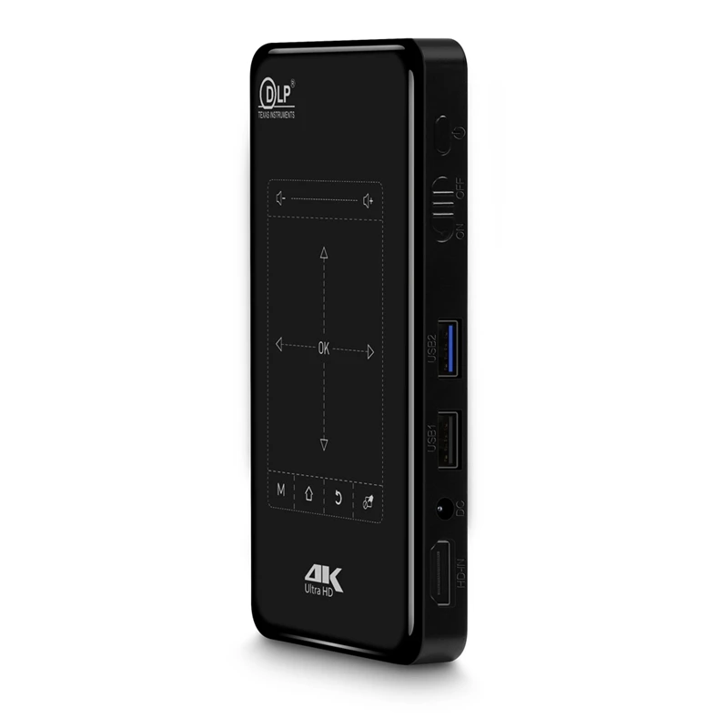 Беспроводной проектор для телефона 1080P 4K Full HD Android Wi Fi BT4.1 1 ГБ/2 ГБ 8 ГБ/16 ГБ/32