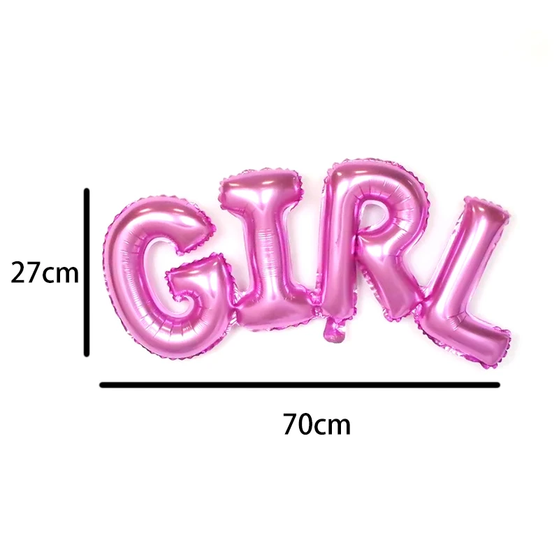Воздушные шары из фольги с надписью Boy для девочек вечерние воздушные на день